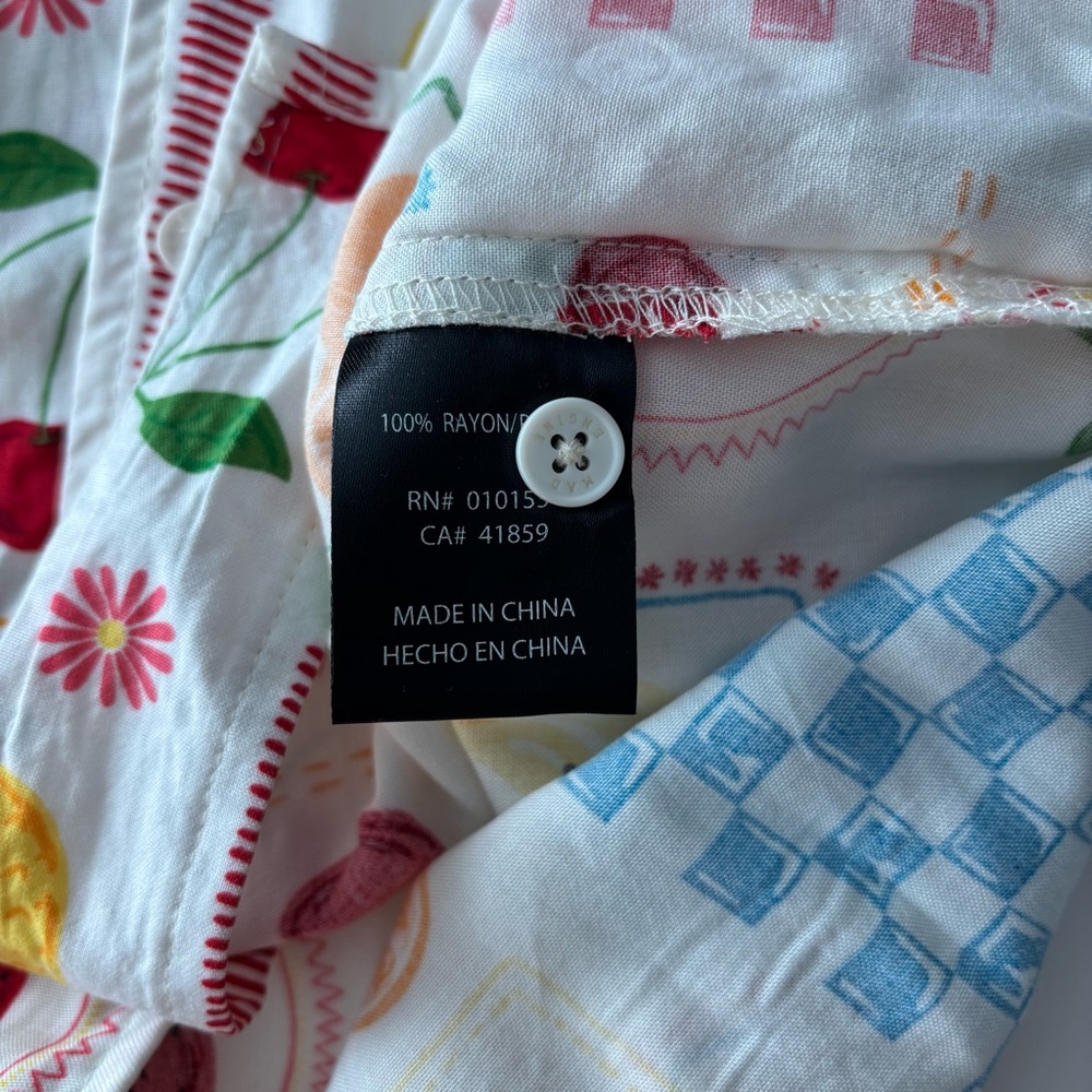 MAD Engine Colorful Fruit Pattern Men's Shirt XXL - Picture 7 of 8